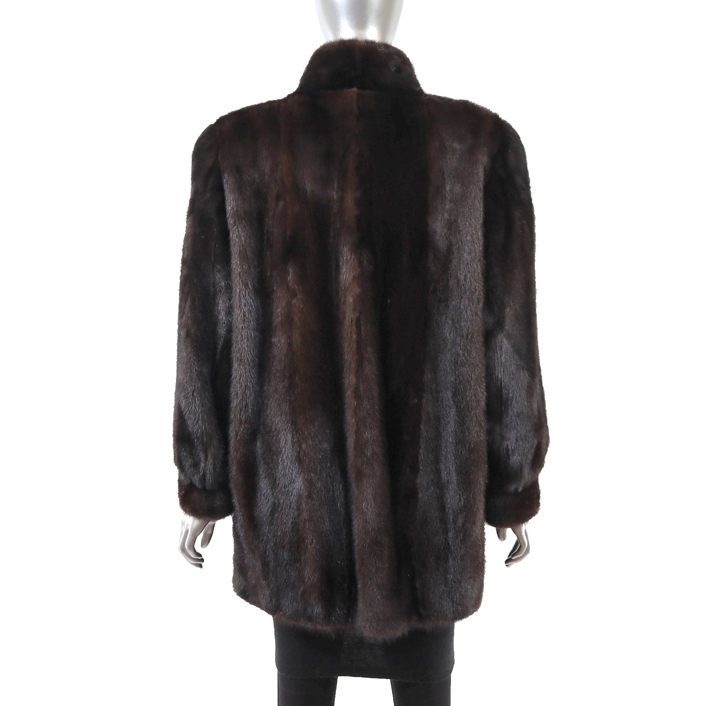 Brown Mink Jacket- Size L