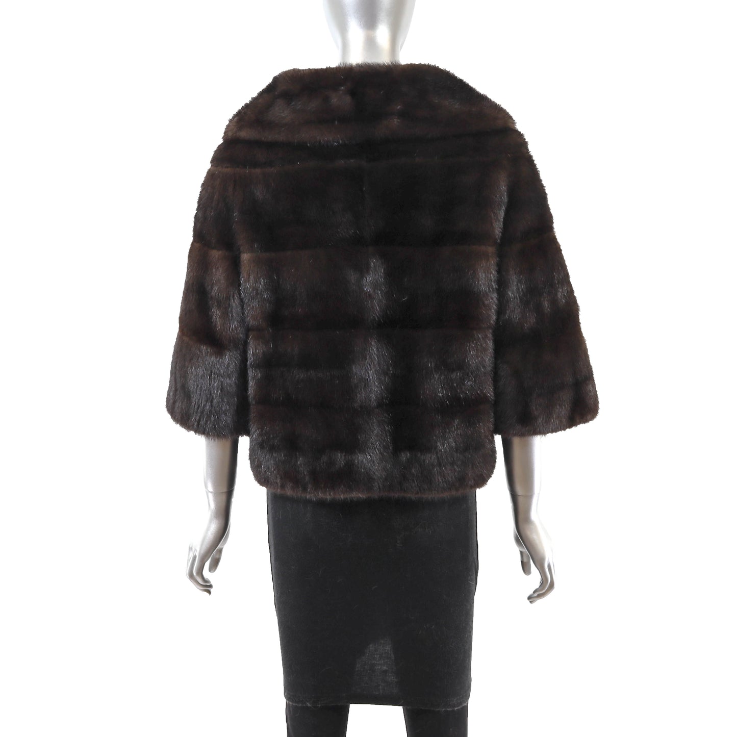 Brown Mink Jacket- Size M