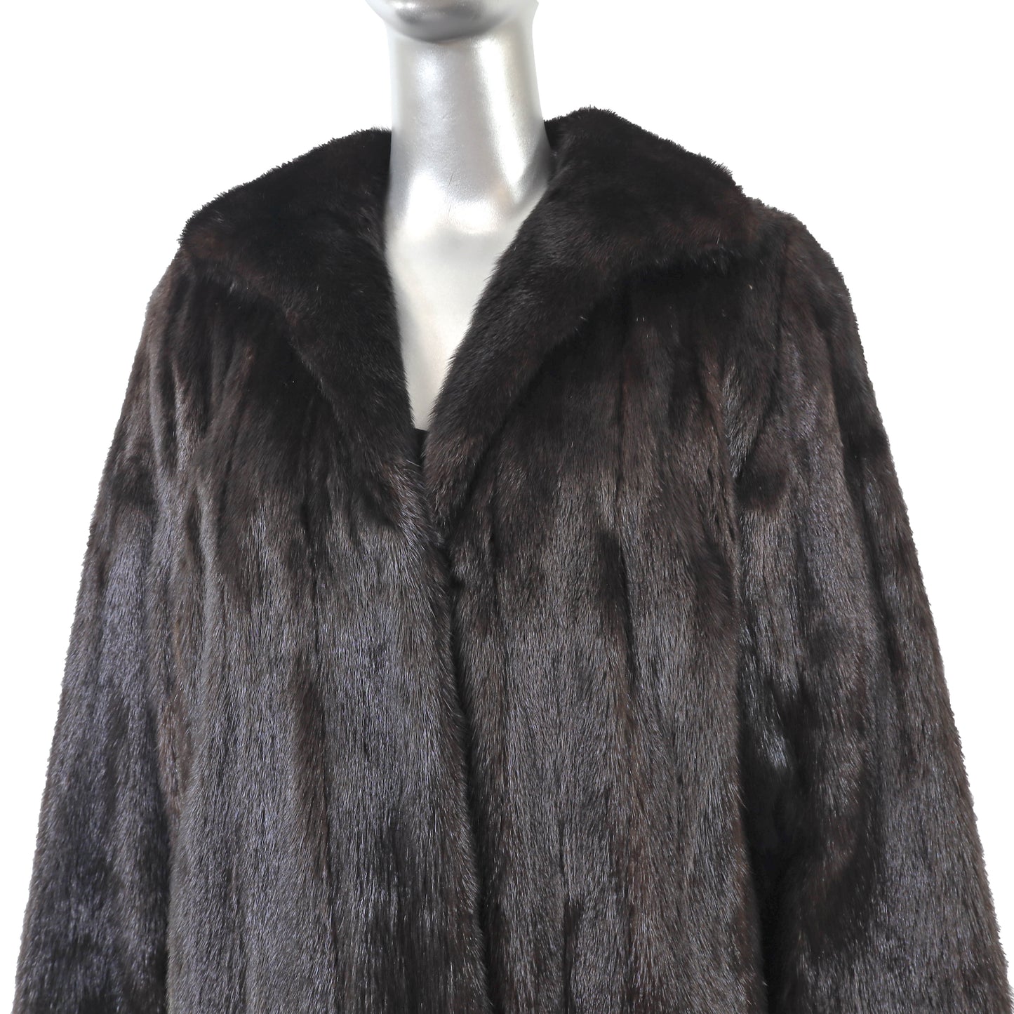 Black Mink Jacket- Size L