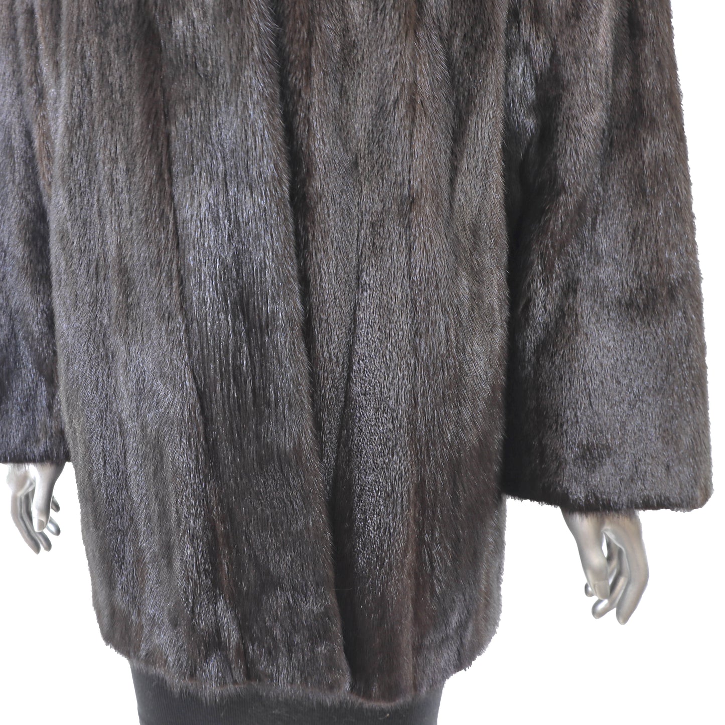 Black Mink Jacket- Size L