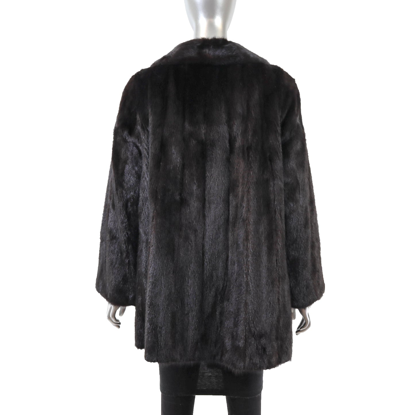 Black Mink Jacket- Size L