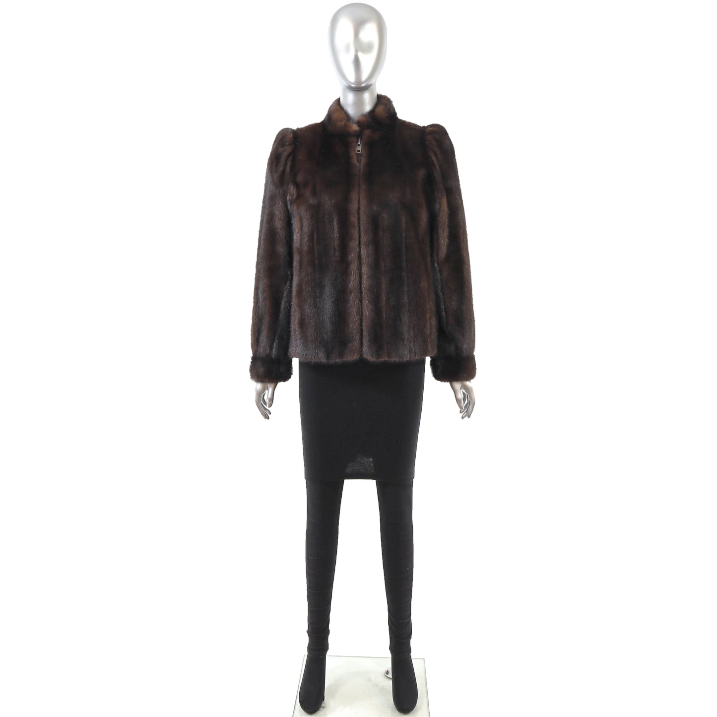 Revillon/ Saks Fifth Avenue Brown Mink Jacket- Size S