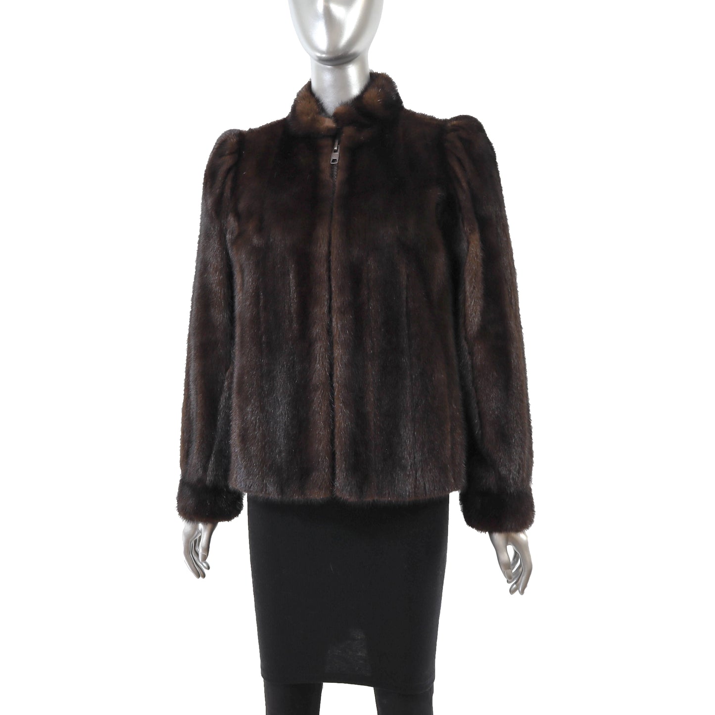 Revillon/ Saks Fifth Avenue Brown Mink Jacket- Size S