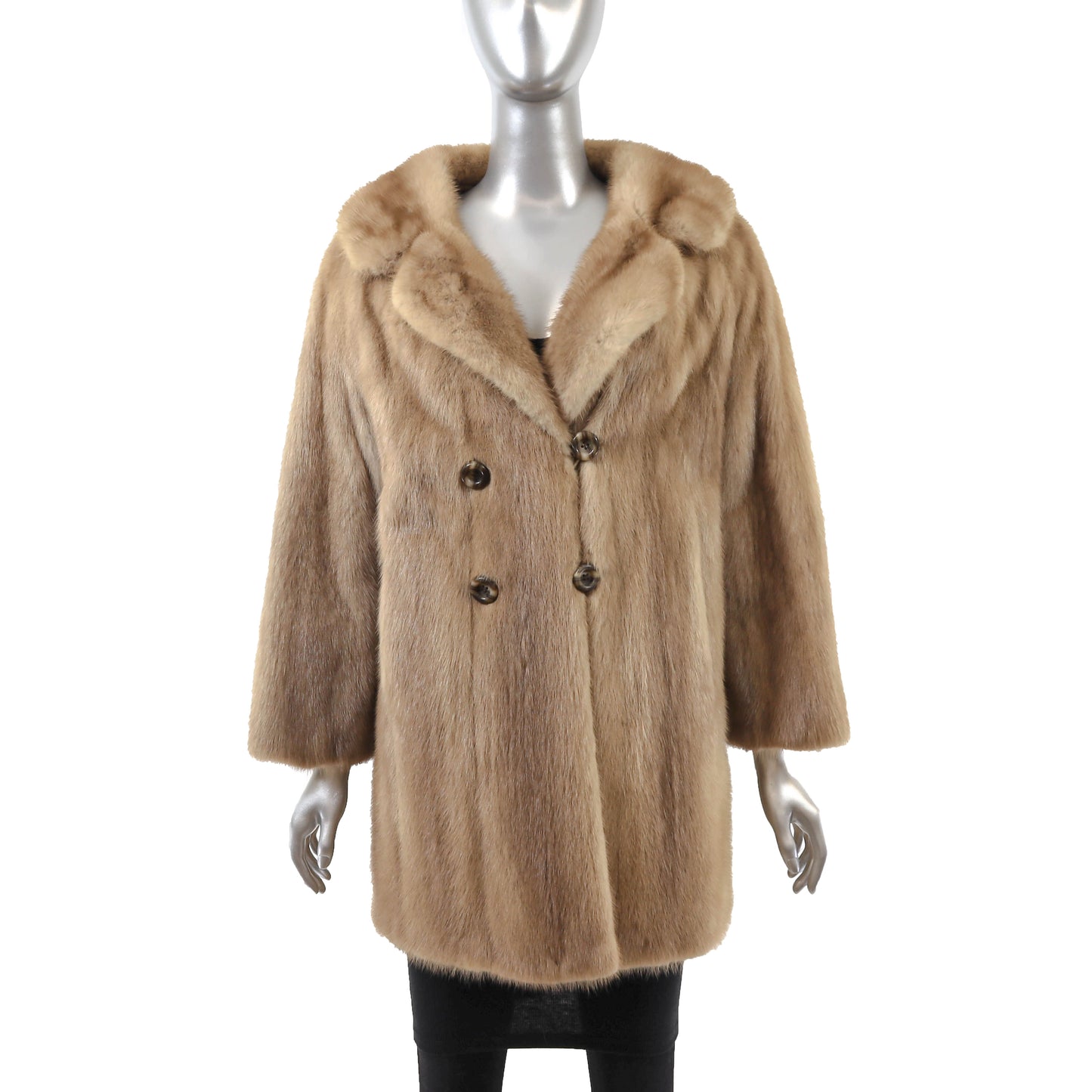 Light Brown Mink Jacket- Size M