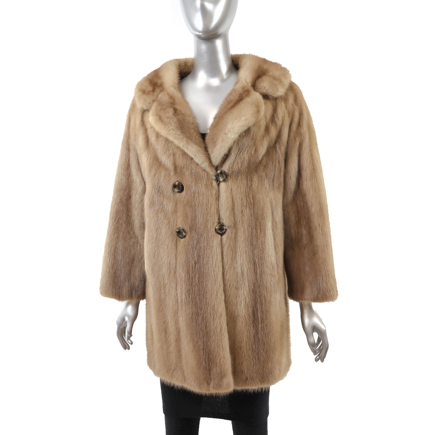 Light Brown Mink Jacket- Size M