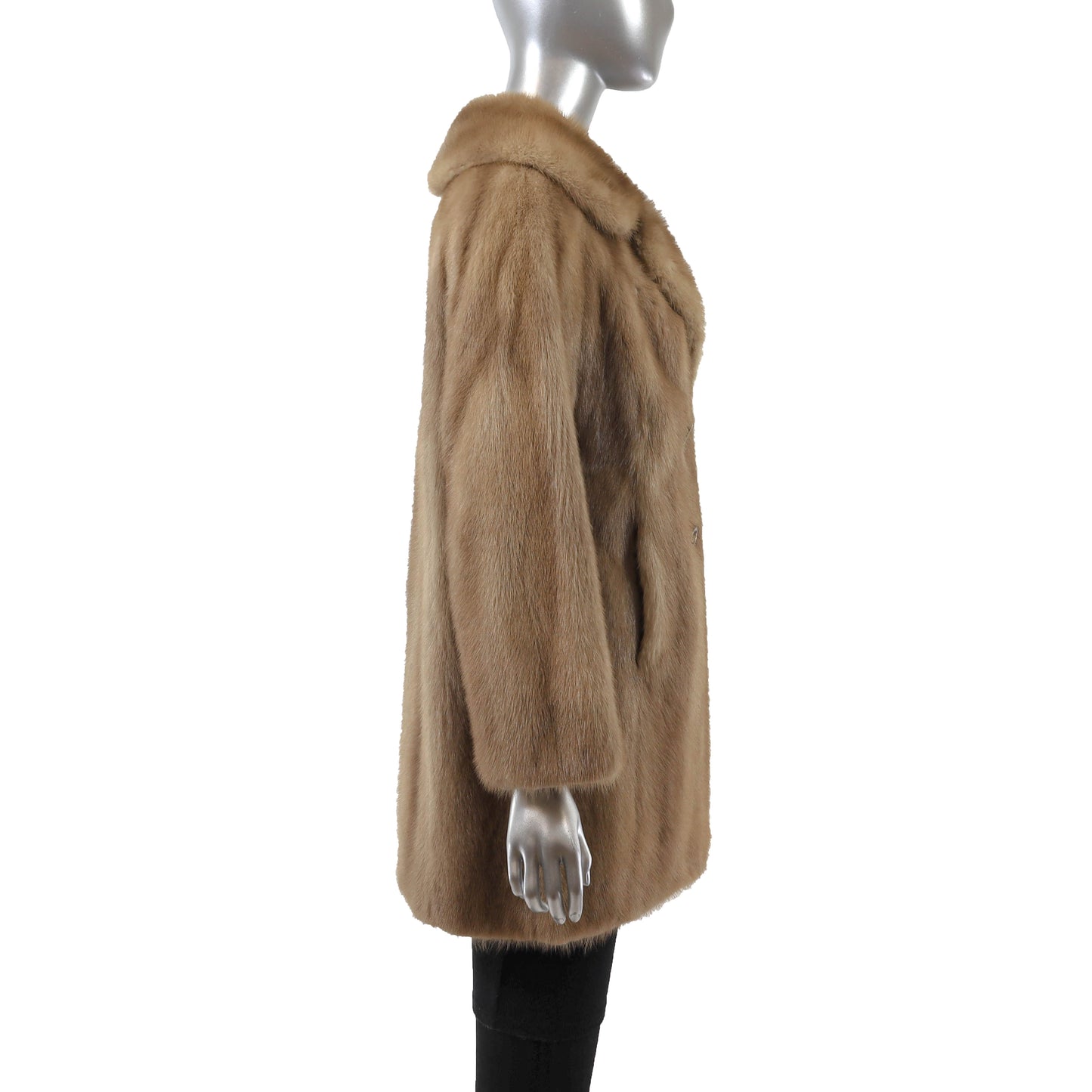 Light Brown Mink Jacket- Size M