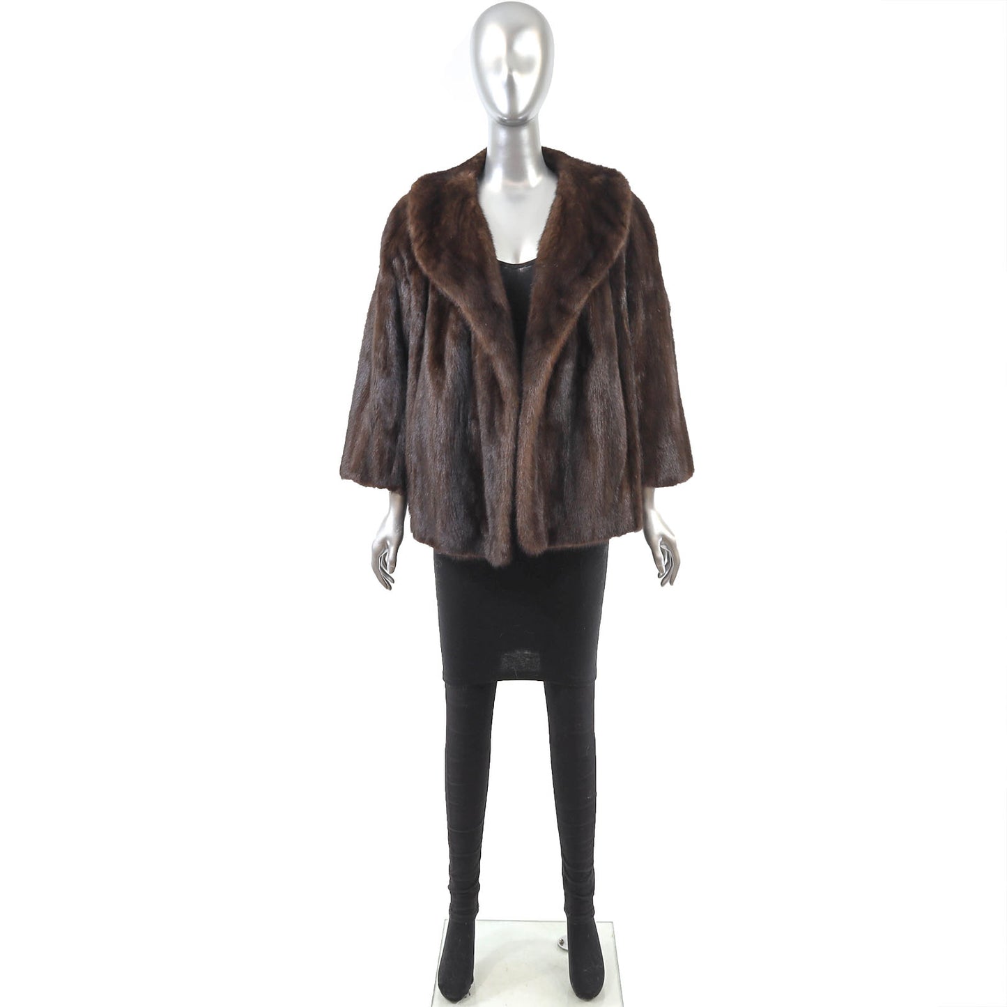 Brown Mink Jacket- Size XXL