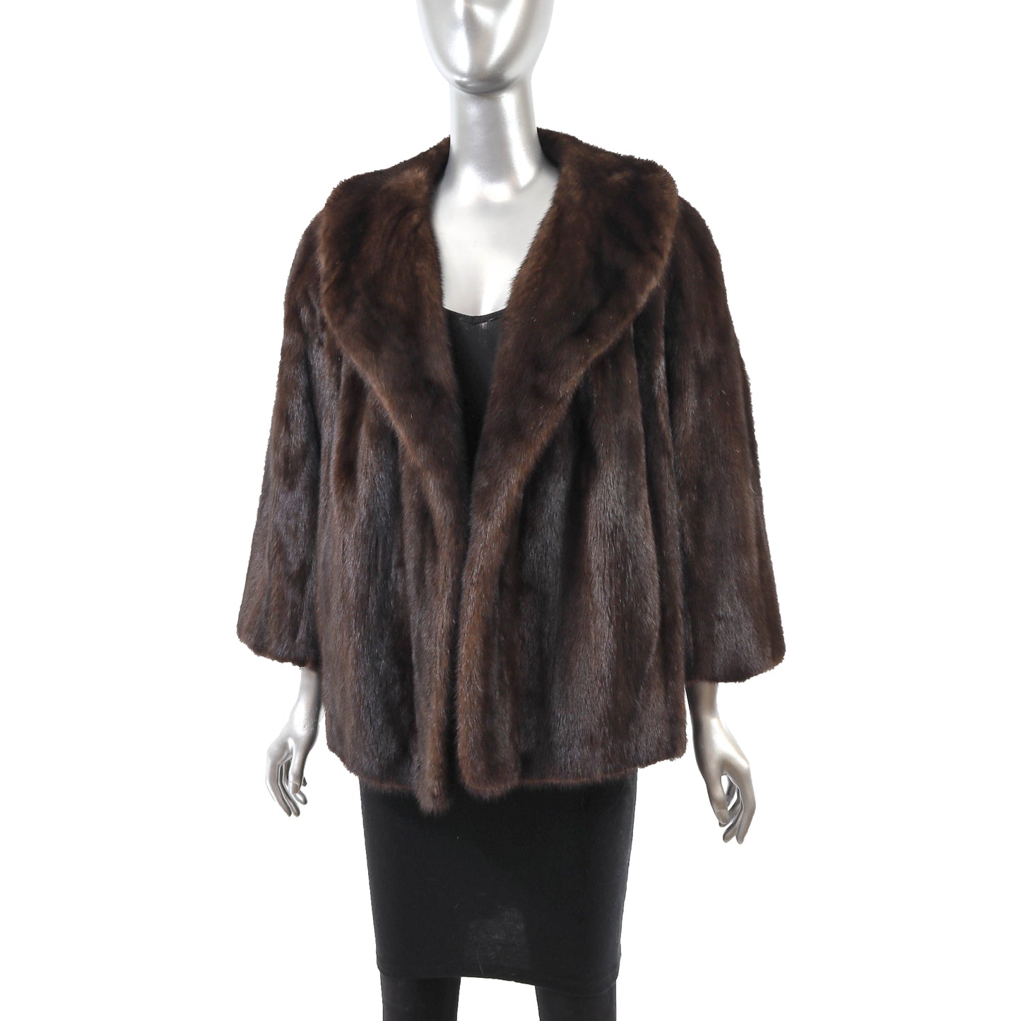 Brown Mink Jacket- Size XXL