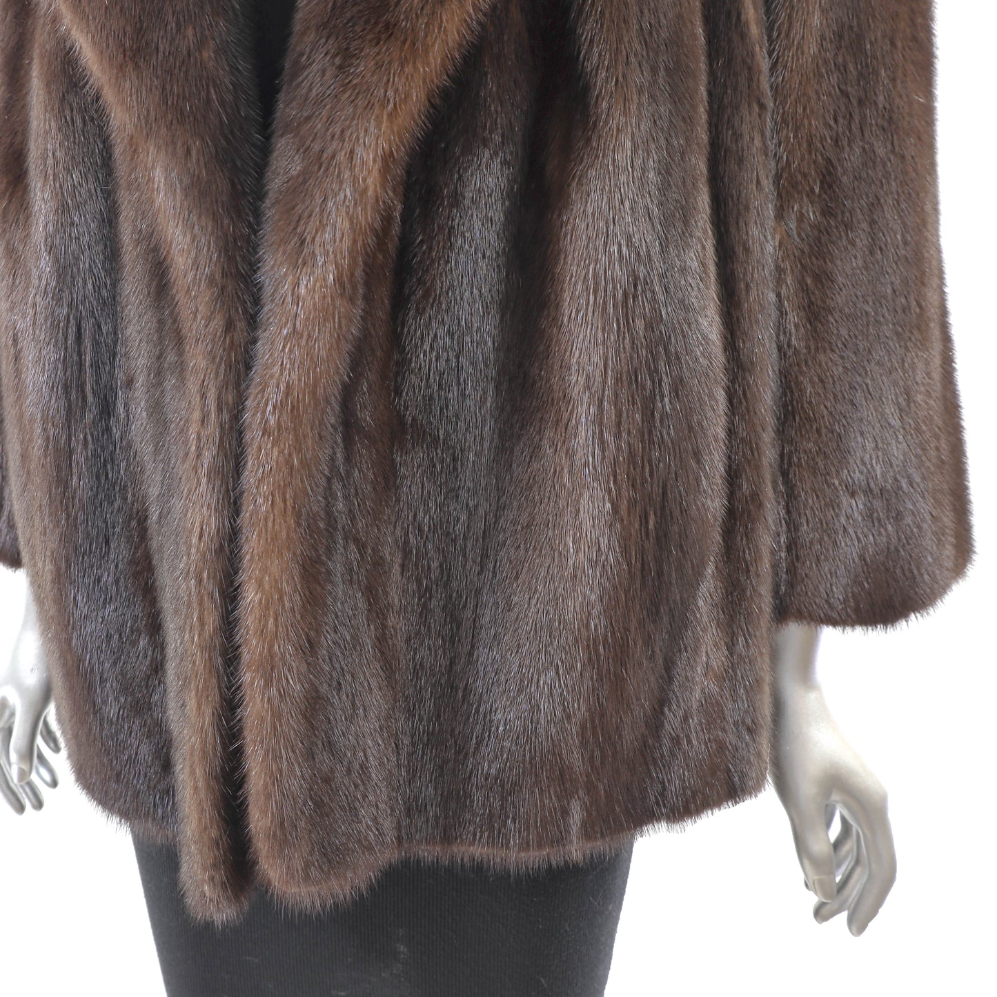 Brown Mink Jacket- Size XXL