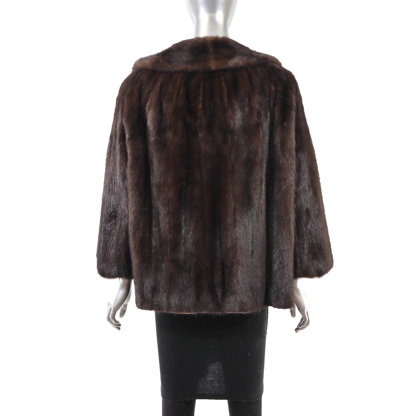 Brown Mink Jacket- Size XXL