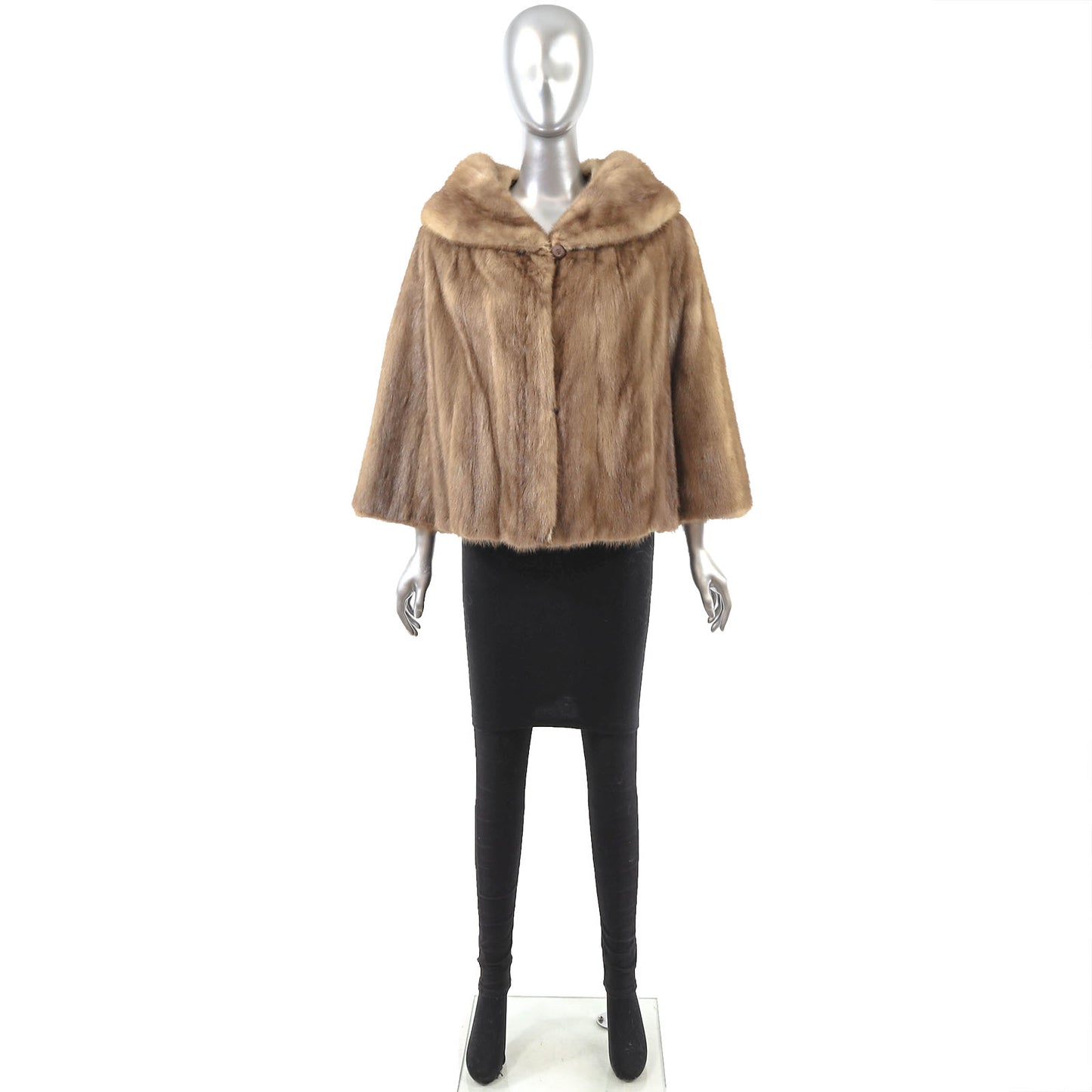 Light Brown Mink Jacket- Size L