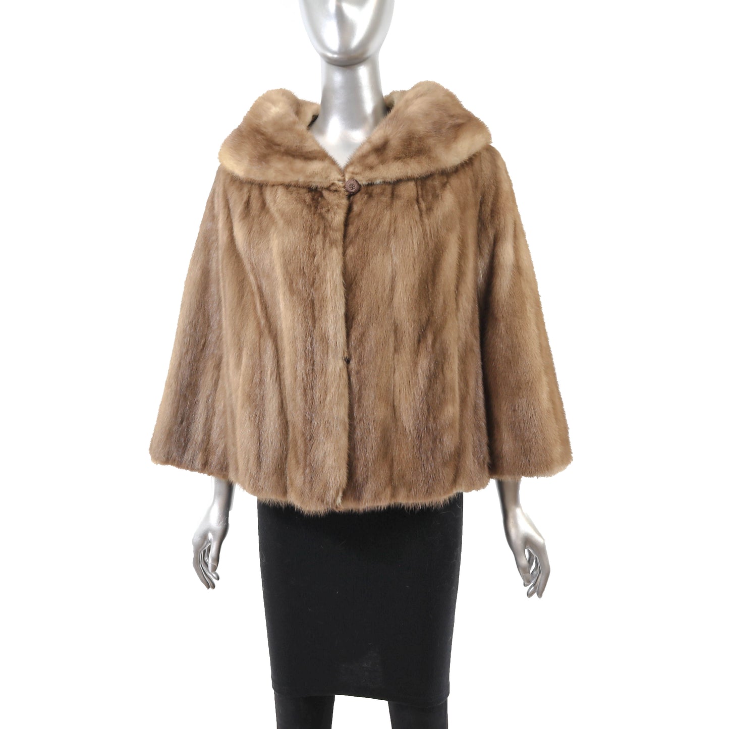 Light Brown Mink Jacket- Size L