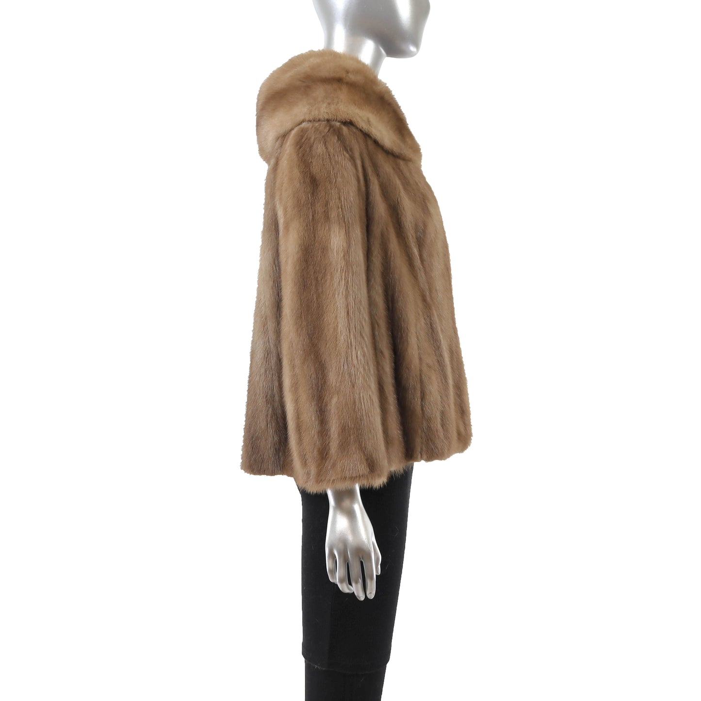 Light Brown Mink Jacket- Size L