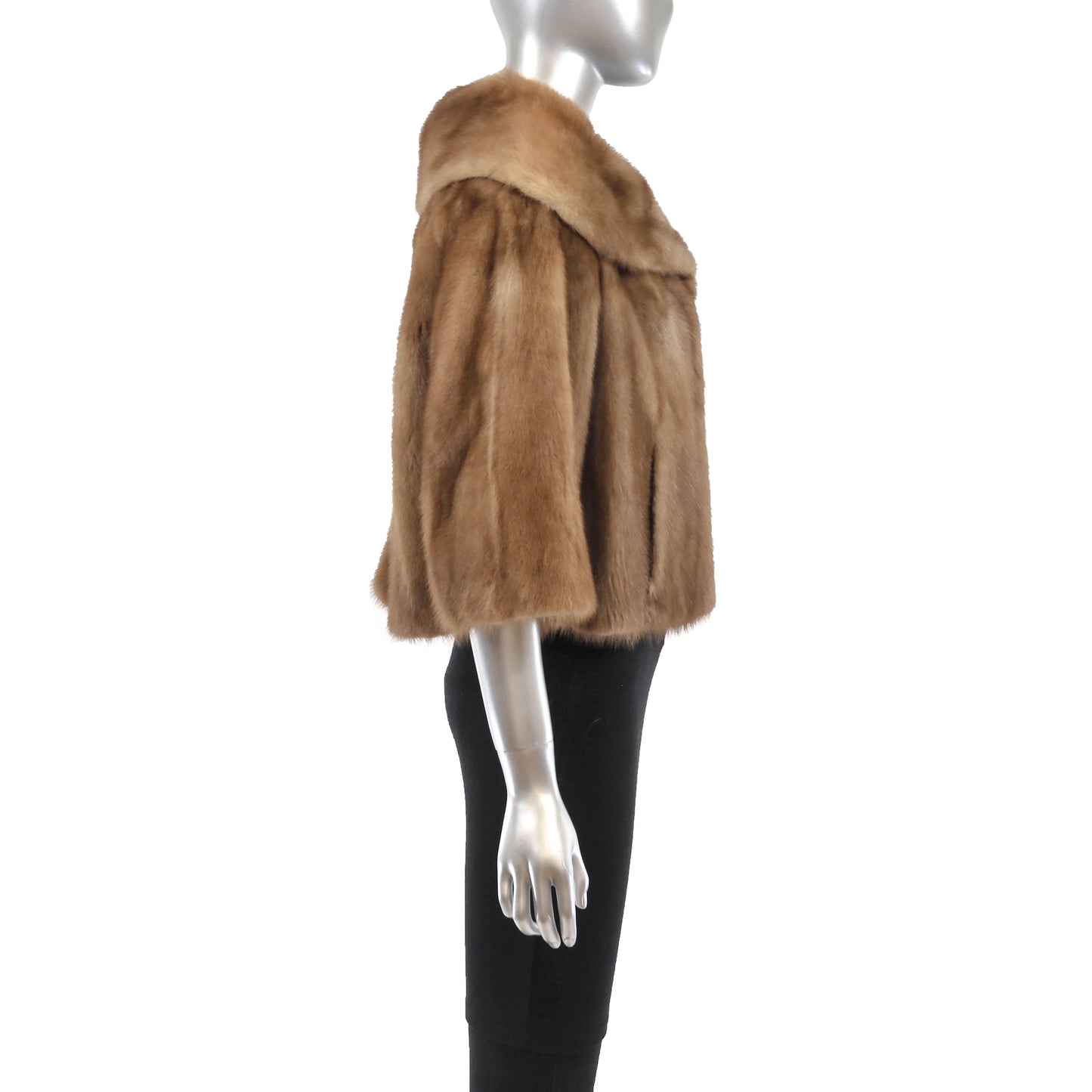 Light Brown Mink Jacket- Size M