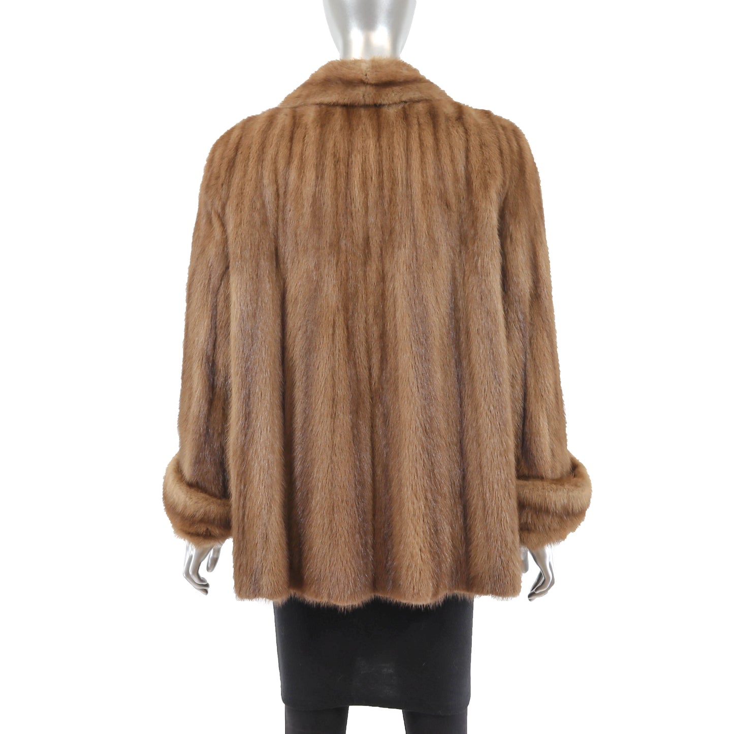 Light Brown Mink Jacket- Size L