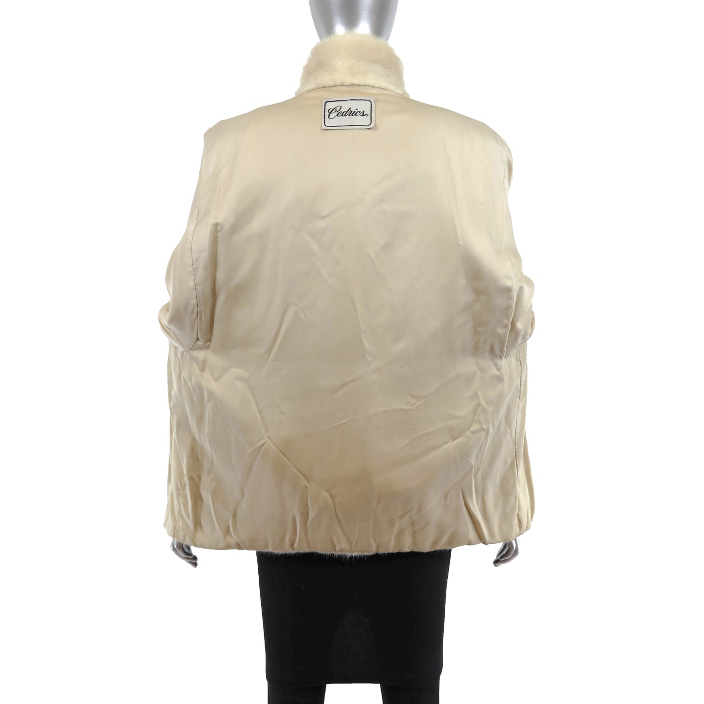 Beige Mink Jacket- Size S