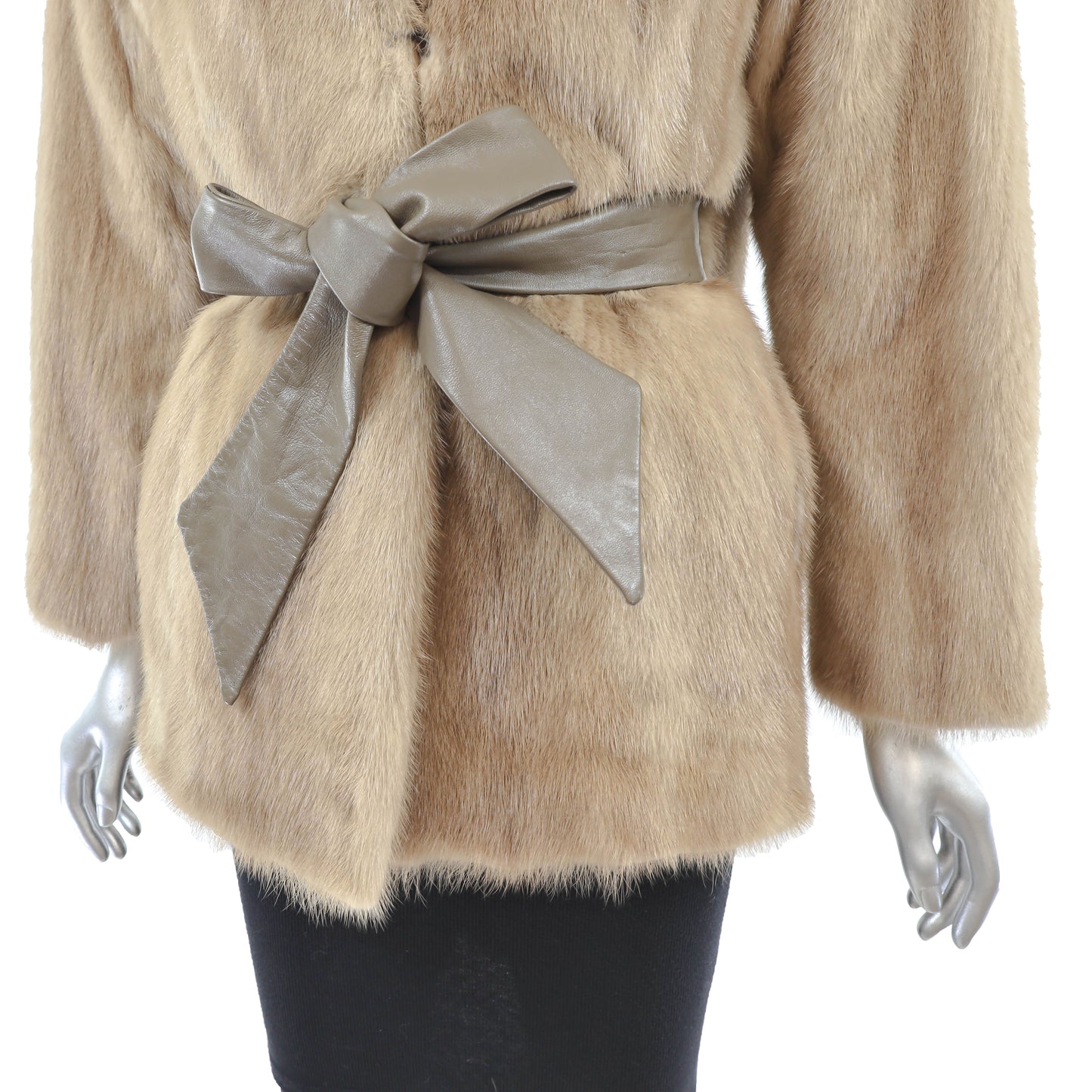 Light Brown Mink Jacket- Size M