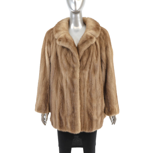 Autumn Haze Mink Jacket- Size M