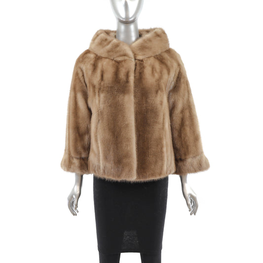 Autumn Haze Mink Jacket- Size M