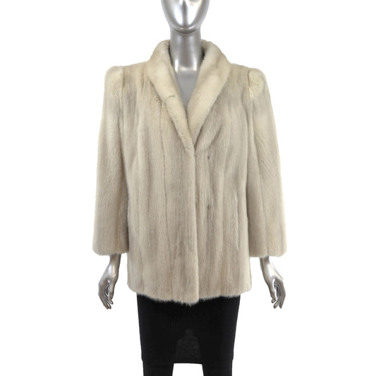 Azurine Mink Jacket - Size M