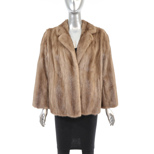 Autumn Haze Mink Jacket- Size M