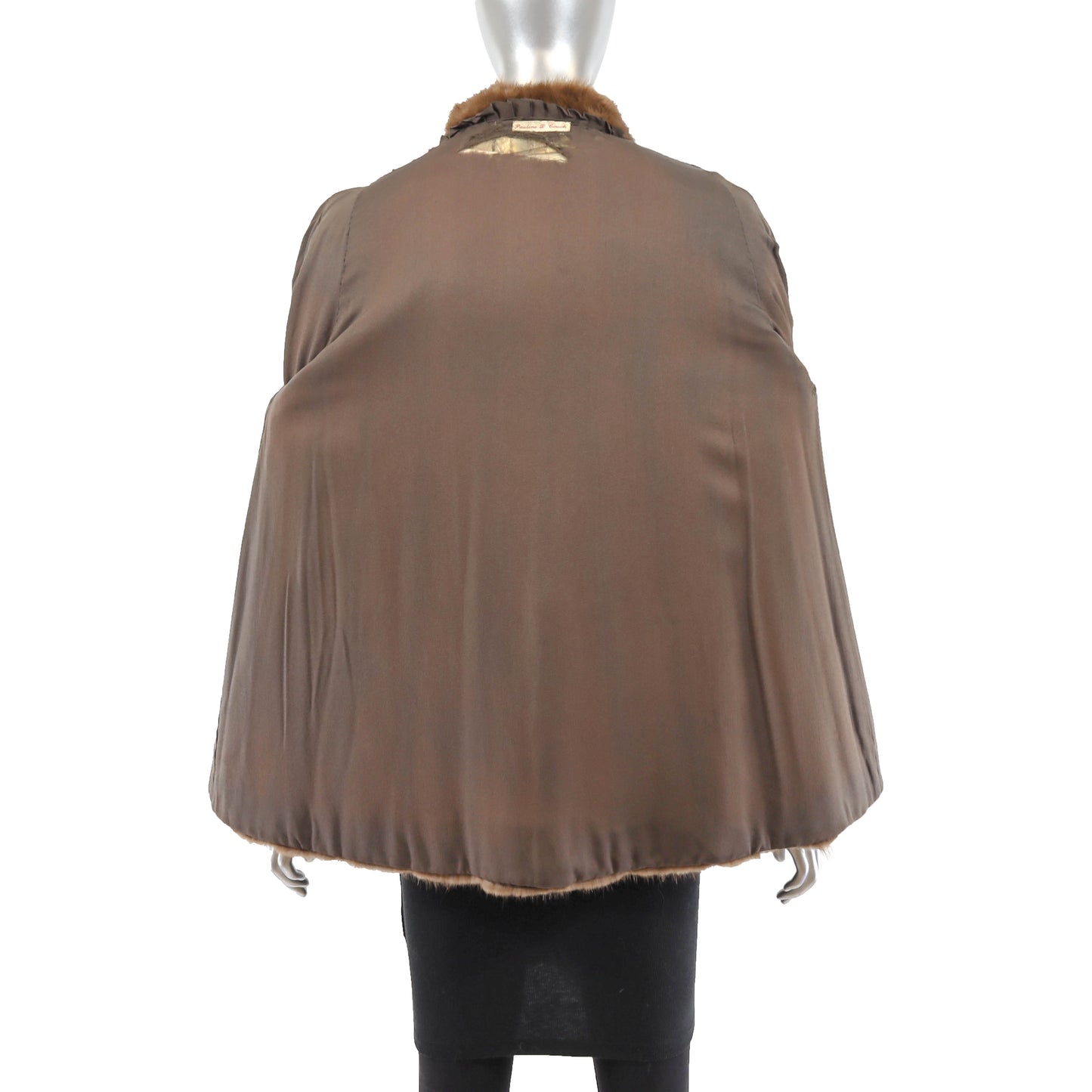 Light Brown Mink Jacket- Size L