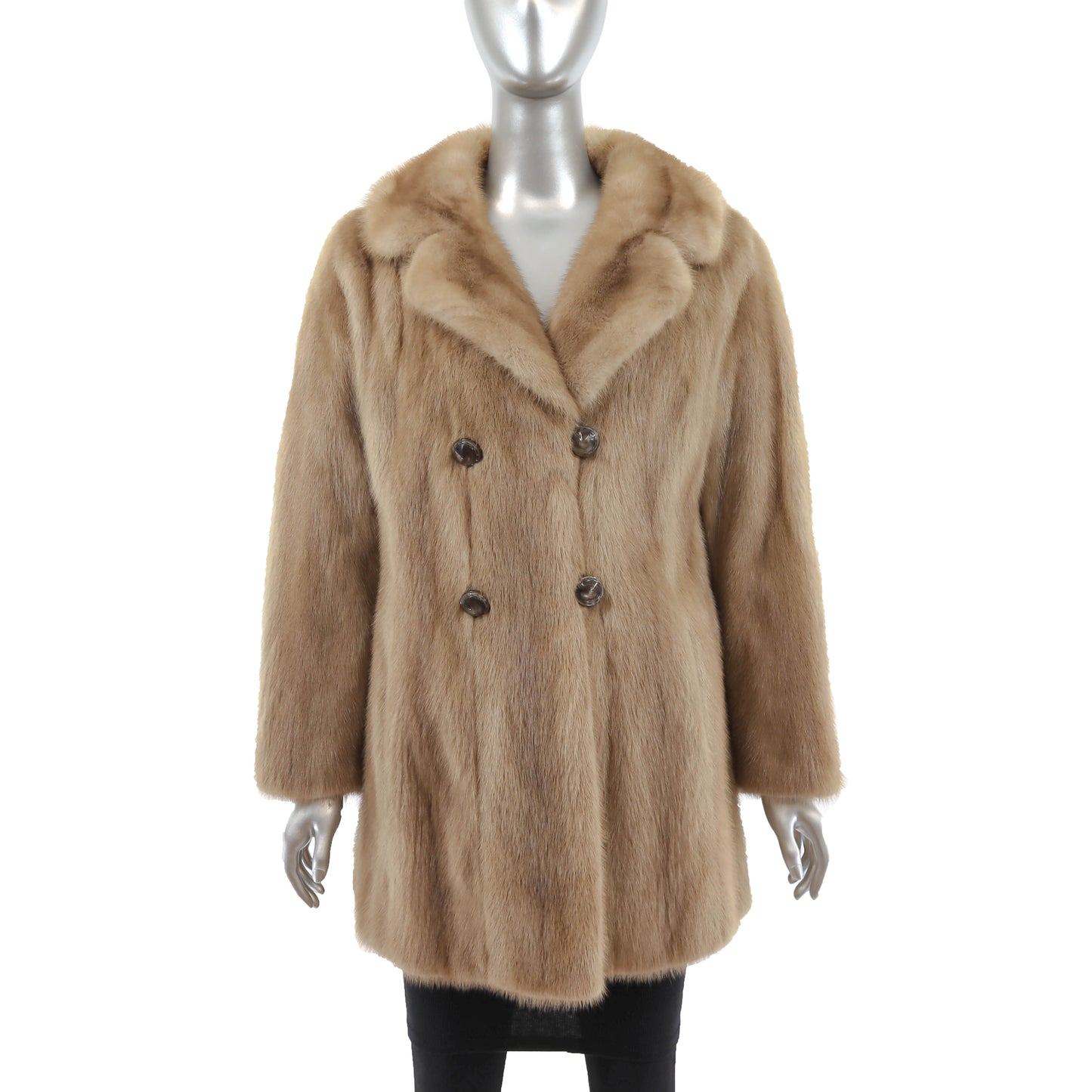 Light Brown Mink Jacket- Size S