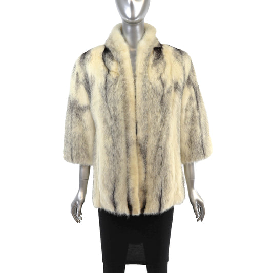 Cross Mink Jacket- Size L