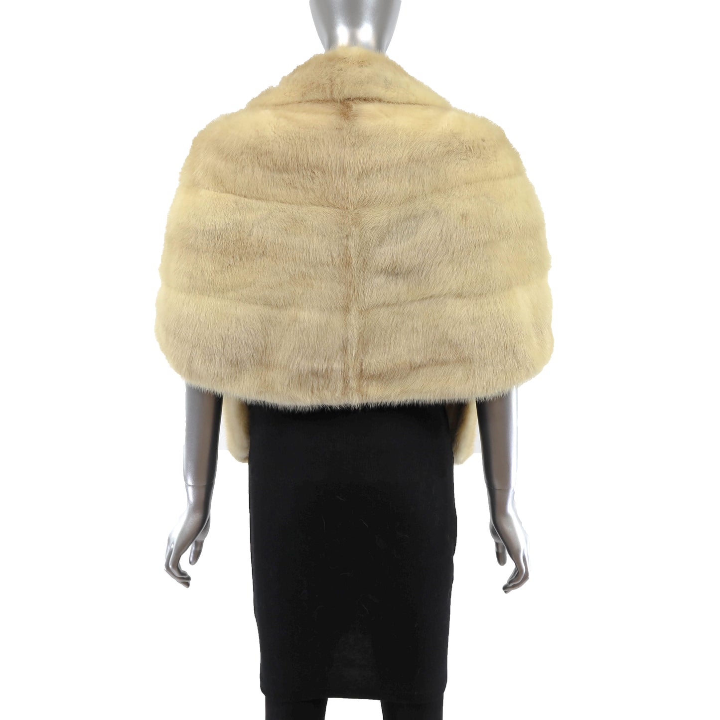 Ivory Mink Stole- Size Free