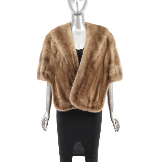 Autumn Haze Mink Stole- Size Free