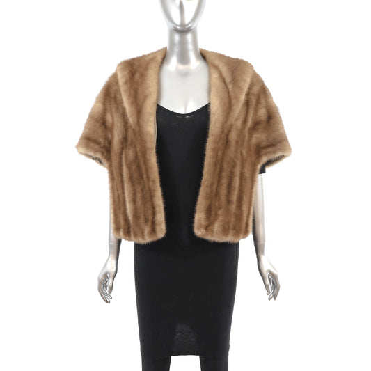 Autumn Haze Mink Stole- Size Free