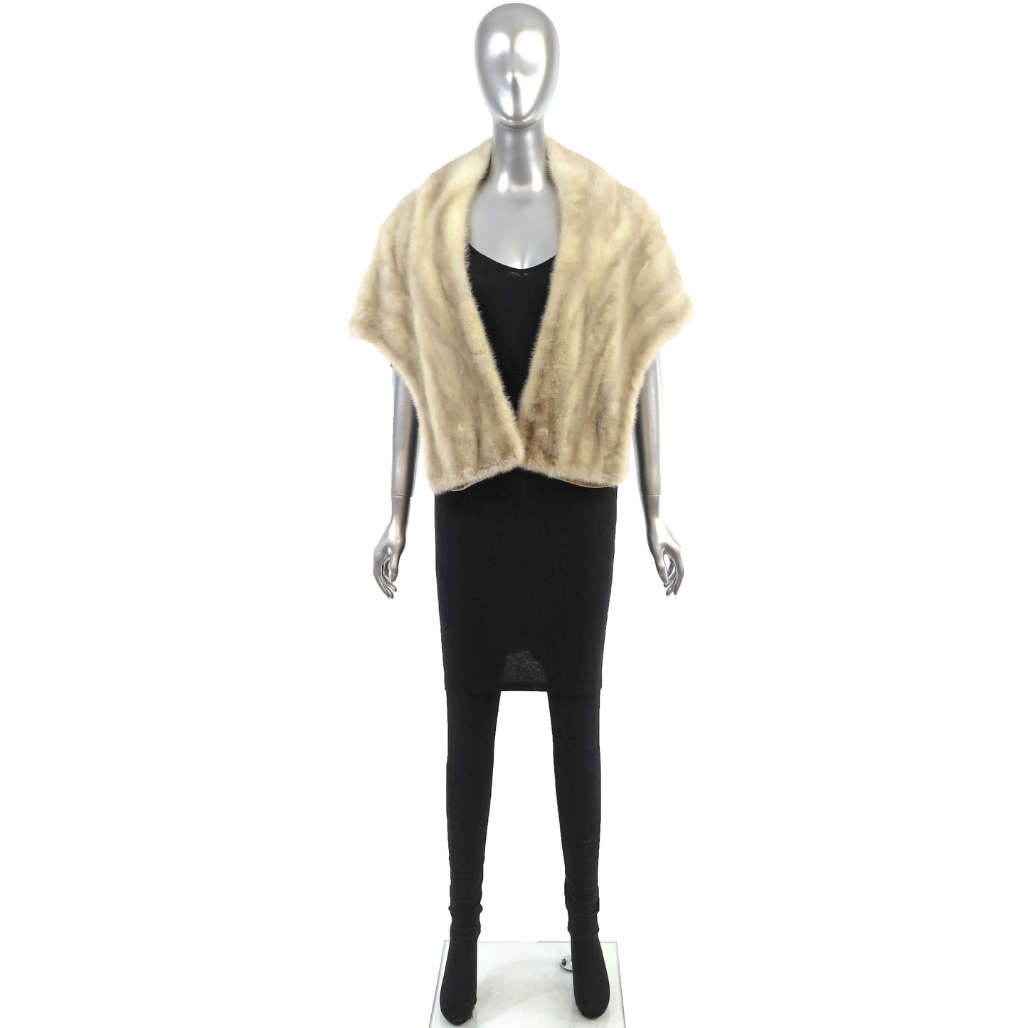 Tourmaline Mink Stole- Size Free