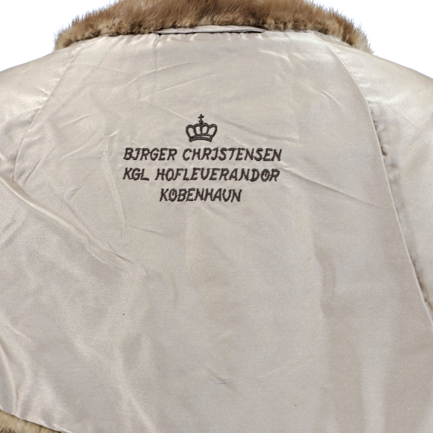 Birger Christensen Light Brown Mink Stole- Size Free