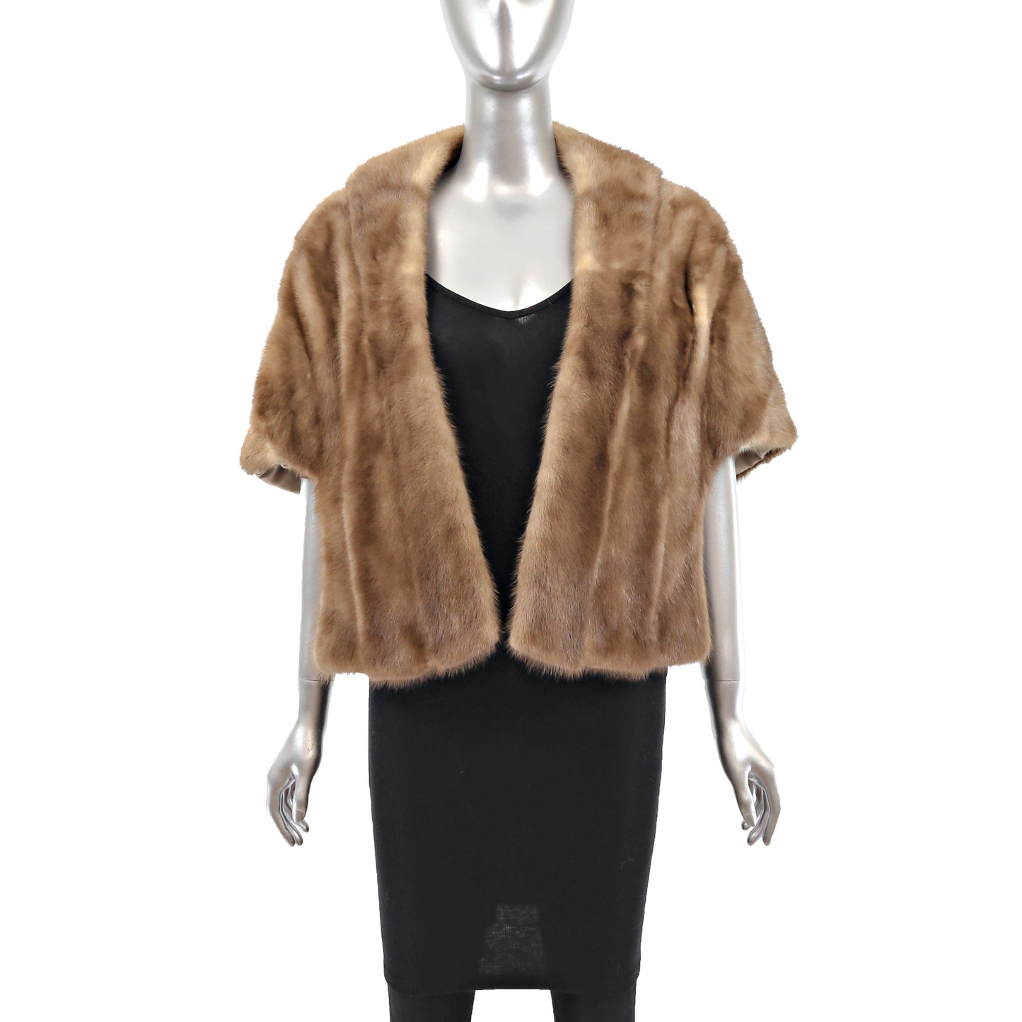 Light Brown Mink Stole- Size Free