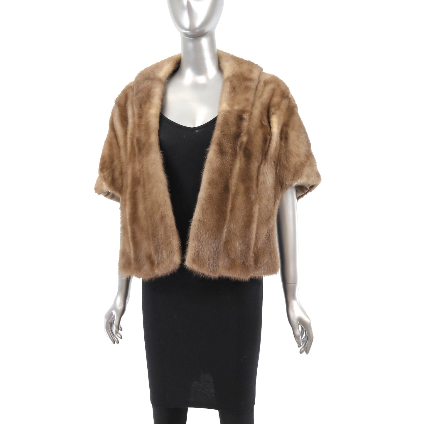 Light Brown Mink Stole- Size Free