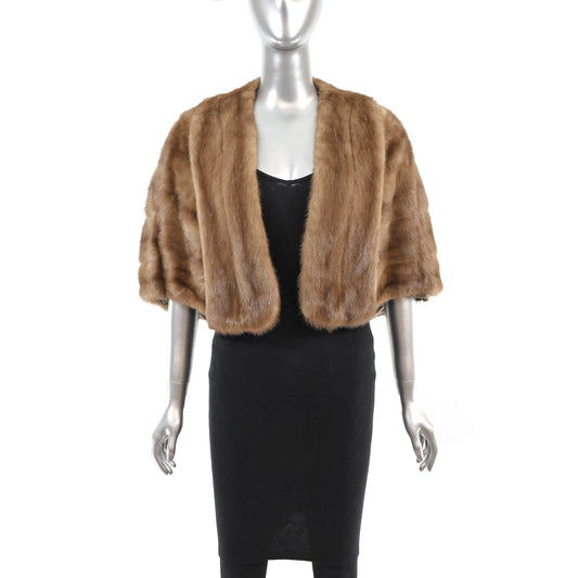 Autumn Haze Mink Stole- Size Free