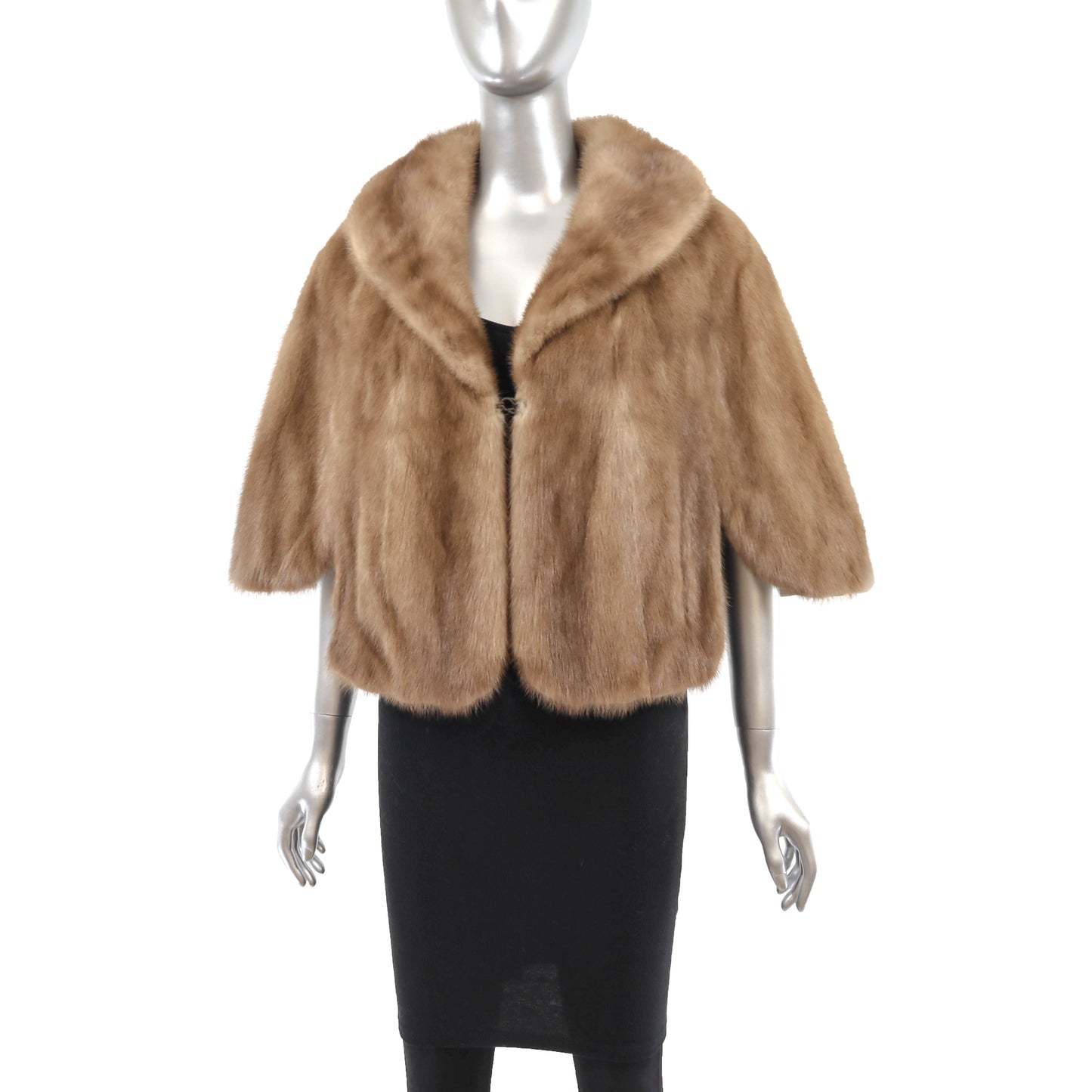 Light Brown Mink Stole- Size M