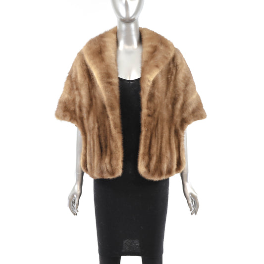 Autumn Haze Mink Stole- Size Free