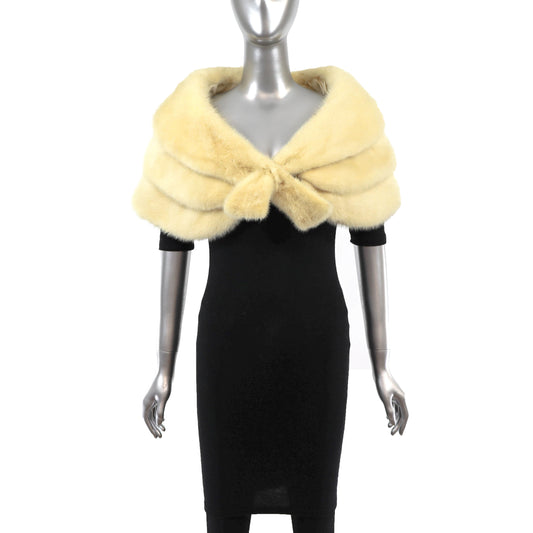 Pearl Mink Stole- Size S