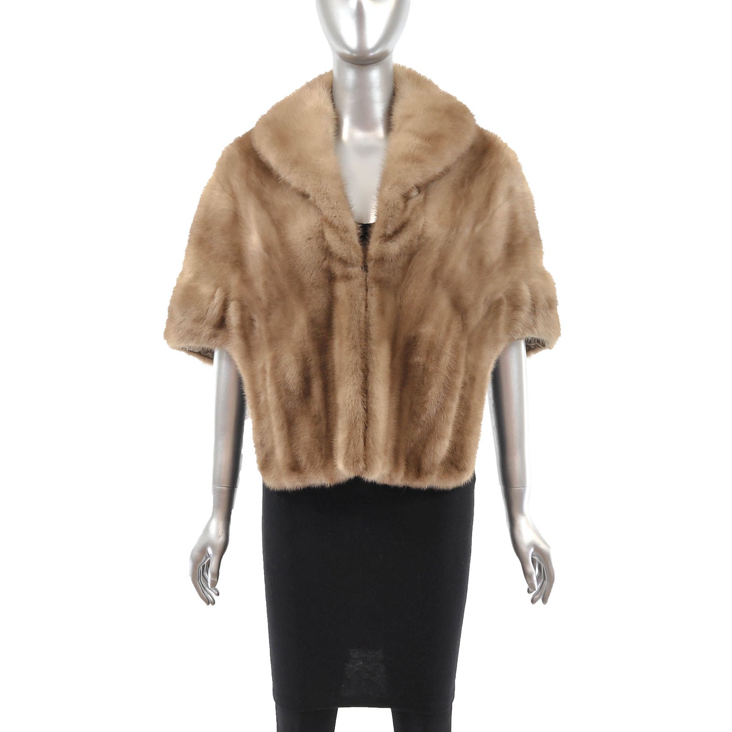 Light Brown Mink Stole- Size M