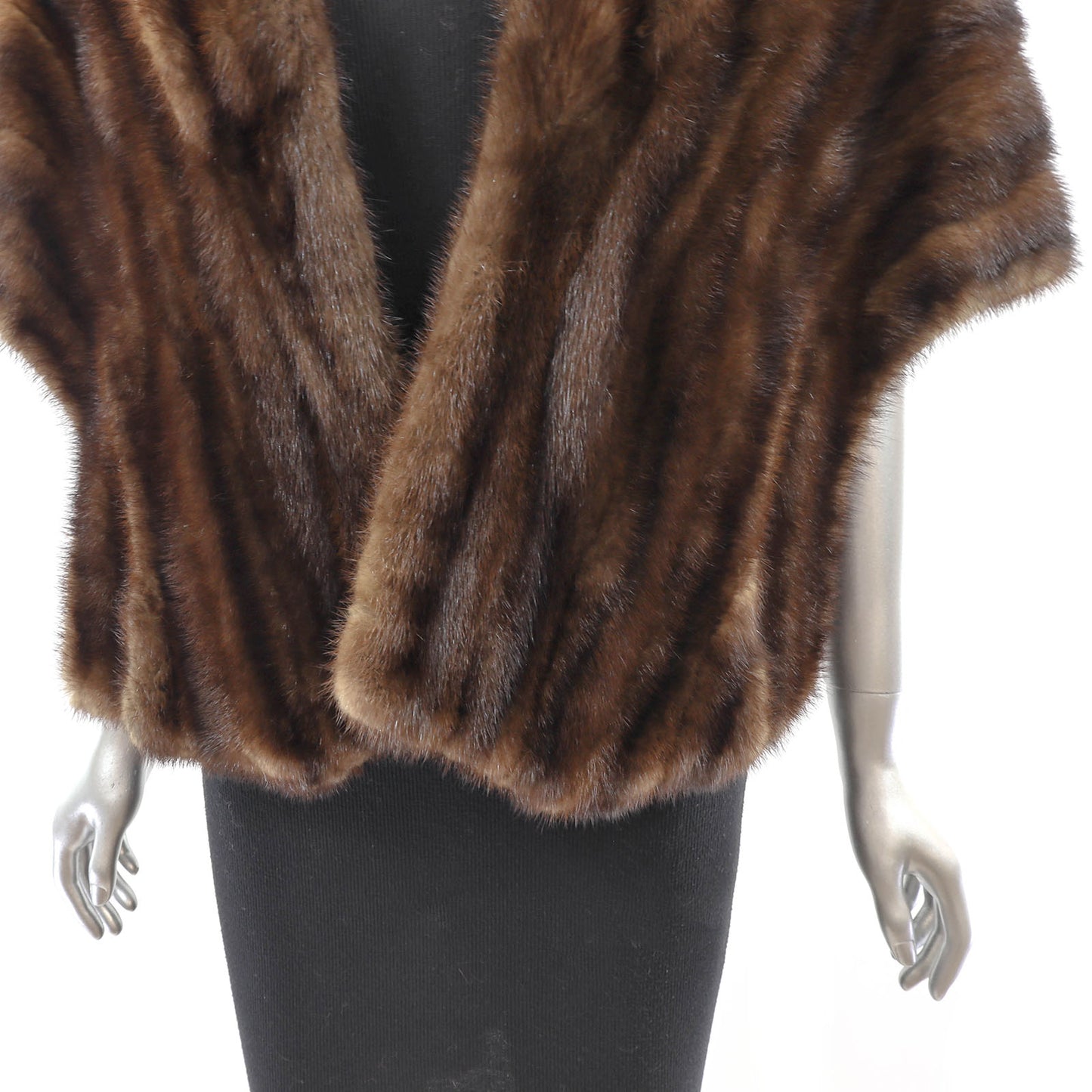 Mahogany Mink Stole - Size Free