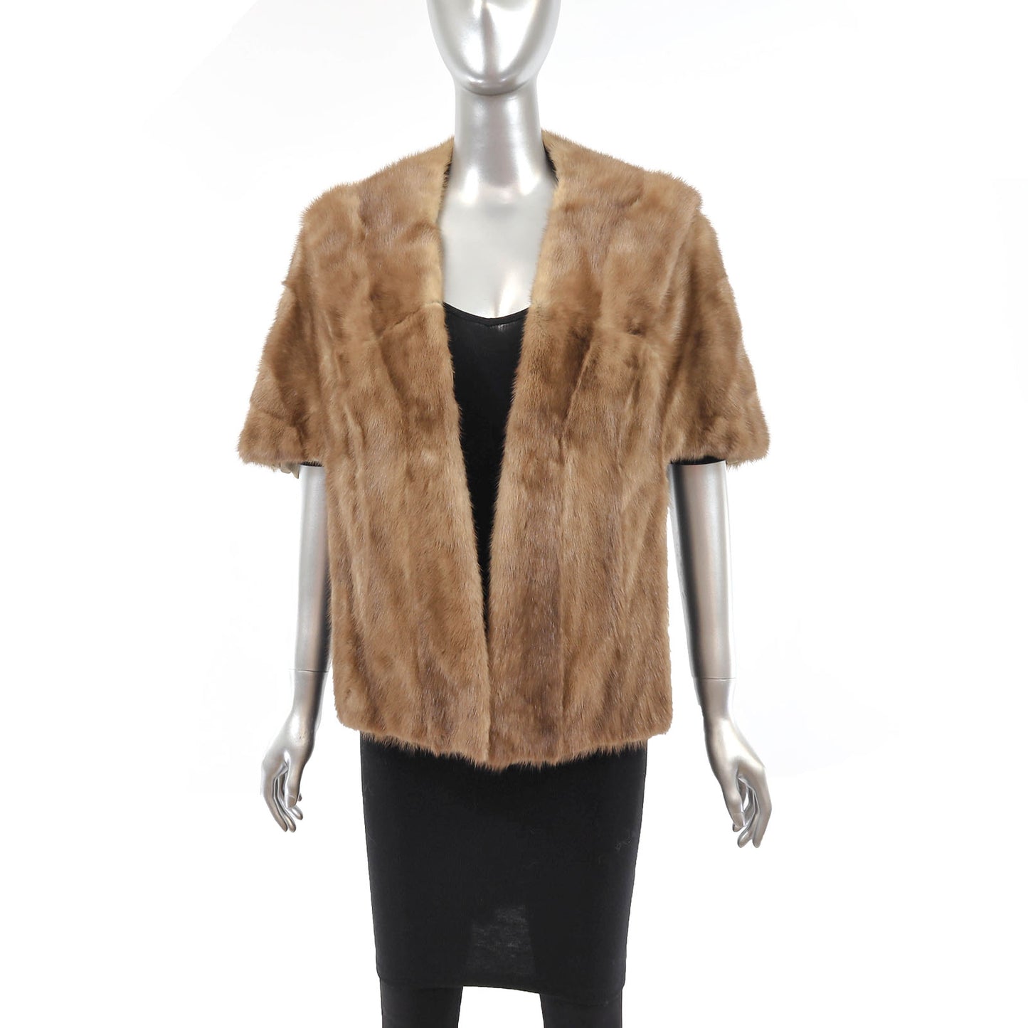 Light Brown Mink Stole- Size Free