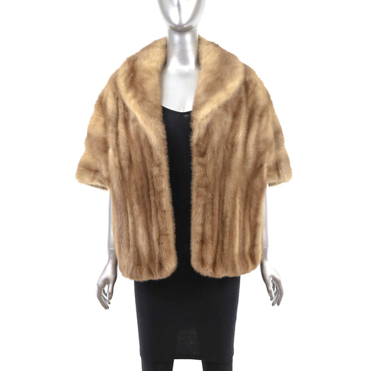 Autumn Haze Mink Stole- Size Free