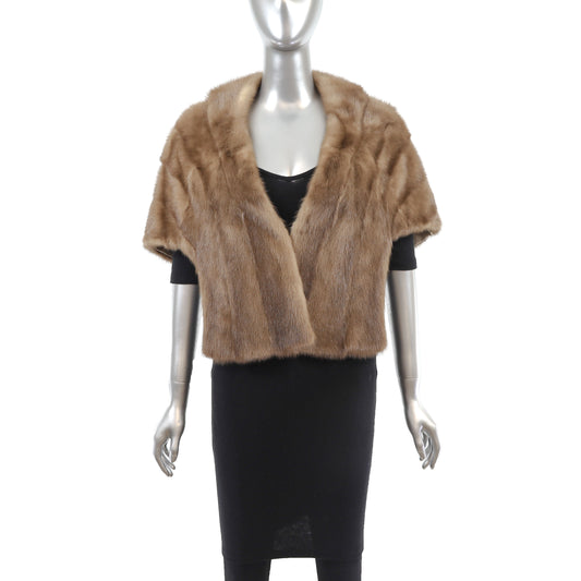 Autumn Haze Mink Stole- Size S