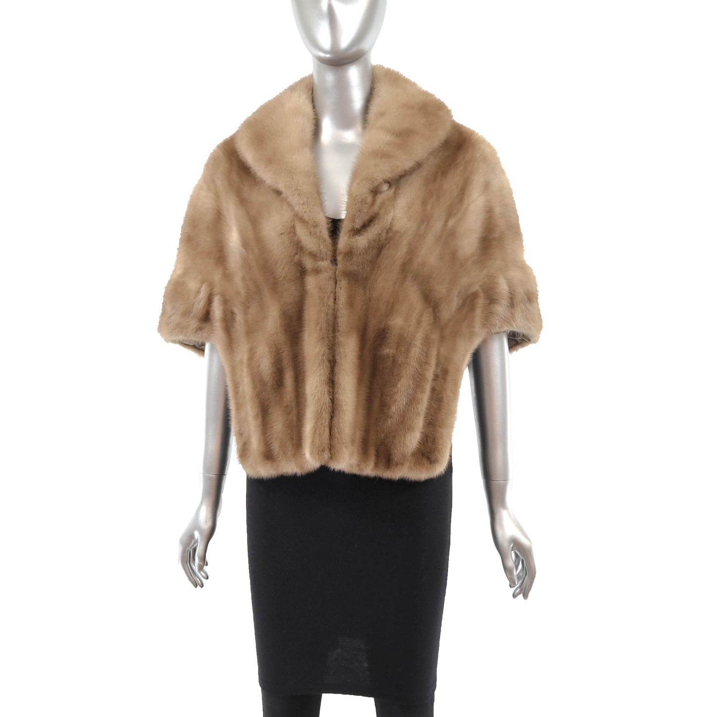 Light Brown Mink Stole- Size M