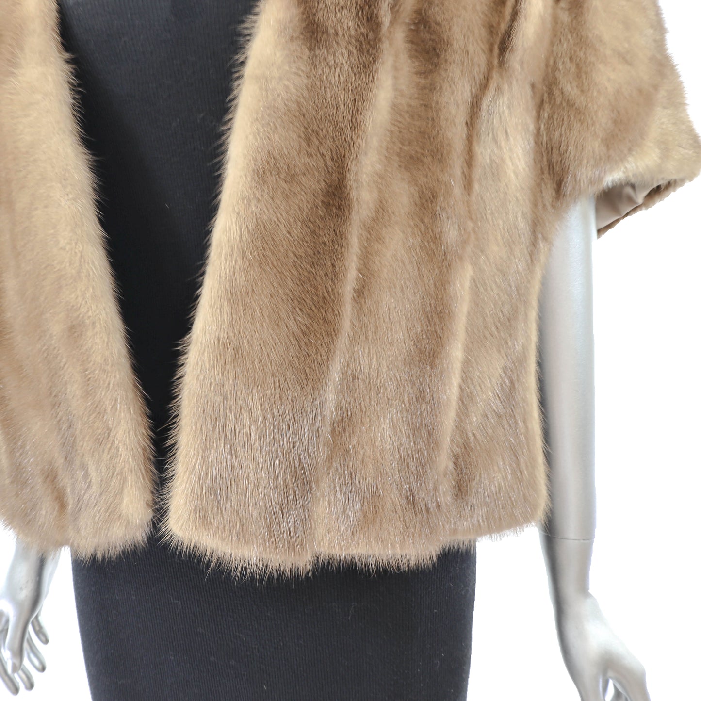 Light Brown Mink Stole- Size Free