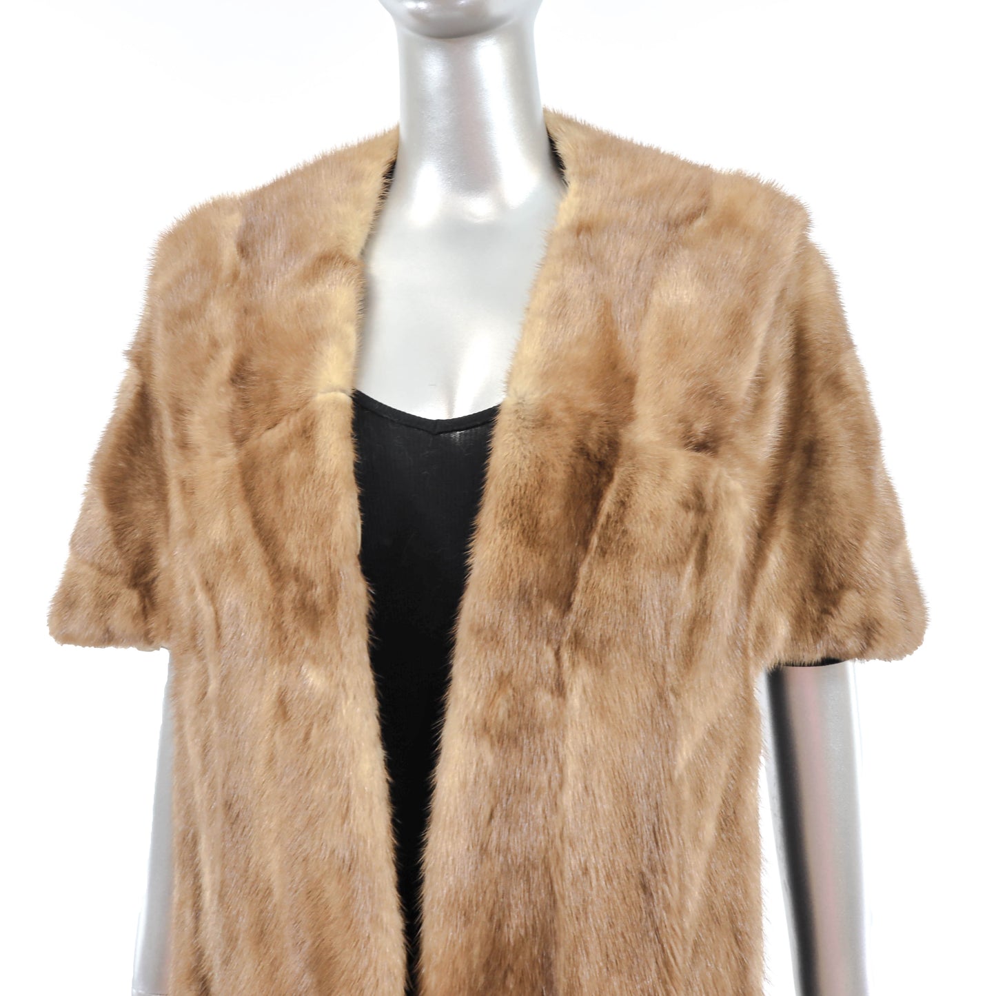 Light Brown Mink Stole- Size Free