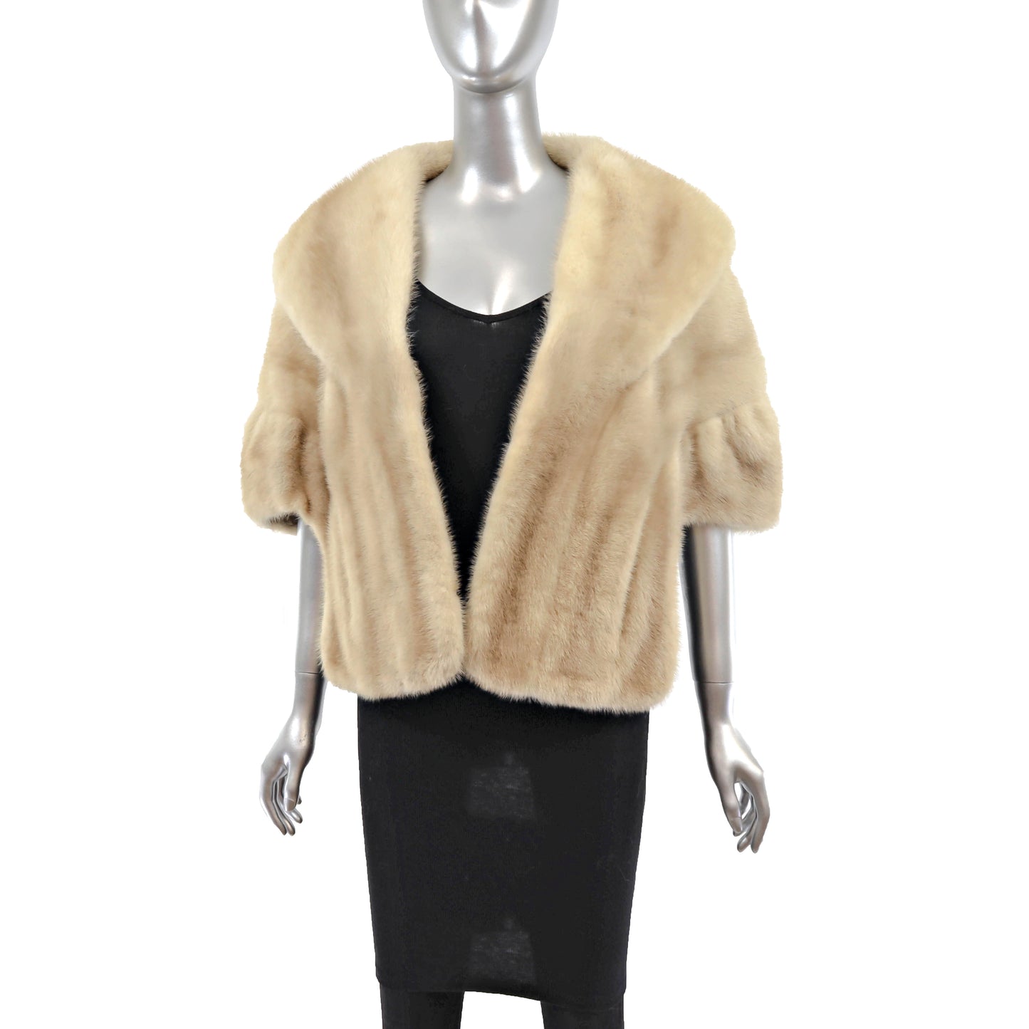 Beige Mink Stole- Size Free