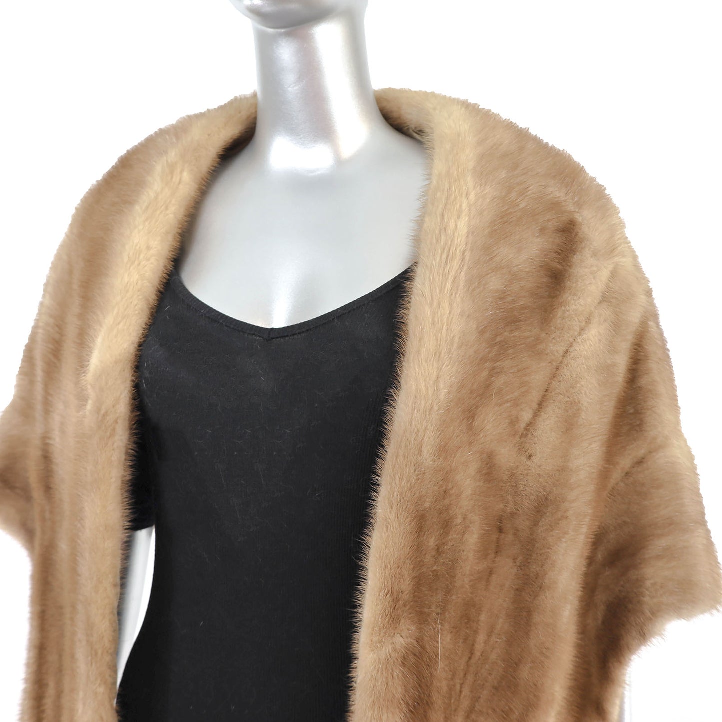 Autumn Haze Mink Stole- Size Free