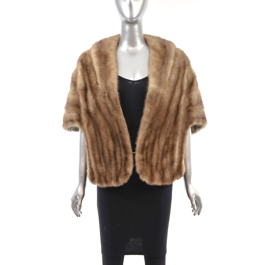 Autumn Haze Mink Stole- Size S